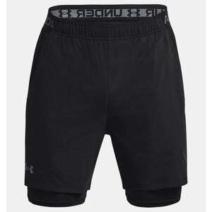 NWT Under Armour Men's UA Vanish Woven 2-in-1 Shorts in Black size Large